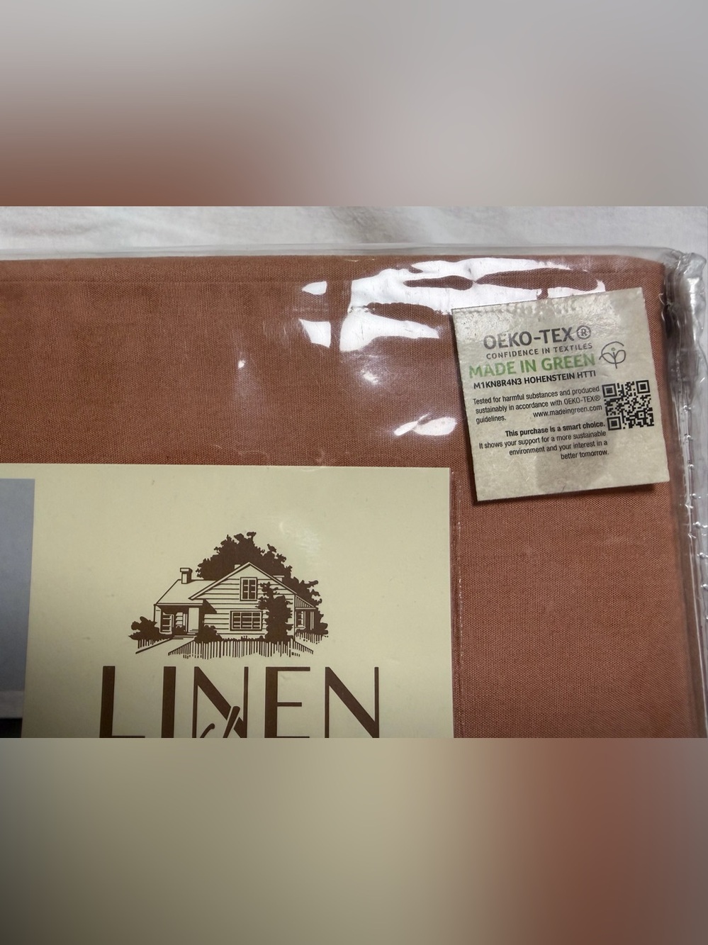 Queen Sheet Set - Burnt Orange 100% Cotton - Picture 3 of 7